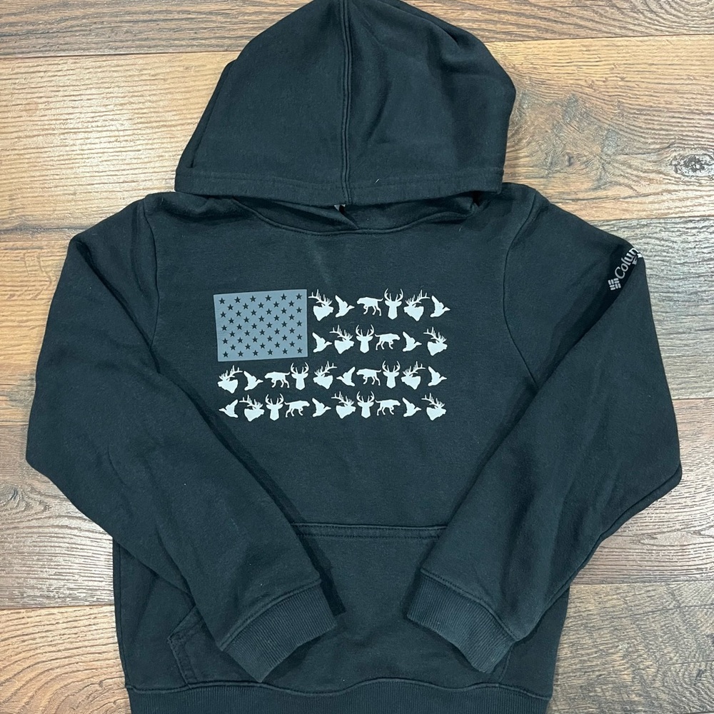 Columbia Black Fleece with Blue Accent Label